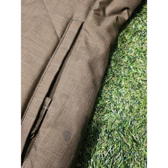 Volcom Thermonite Parka Jacket Womens Snow 06 Sz Medium Brown Long 8000MM/5000GM - Picture 7 of 8